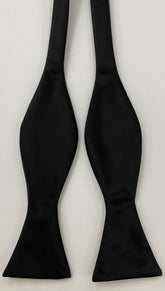 ブラックサテンシルク蝶ネクタイ ISABT-5